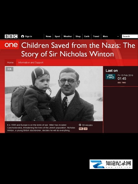 从纳粹手中救出的孩子们 / Children Saved from the Nazis: The Story of Sir Nicholas Winton