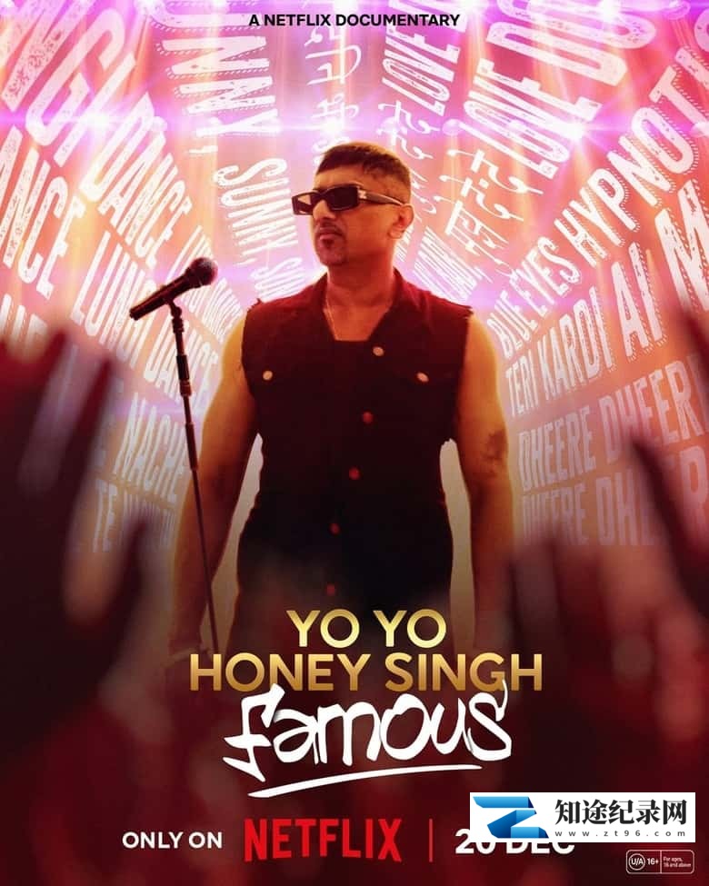 印度纪录片《印度歌手:成名 Yo Yo Honey Singh: Famous 2024》英语中英双字 无水印纯净版 1080P/MKV/1.39G 印度说唱歌手-知途纪录片网盘资源下载